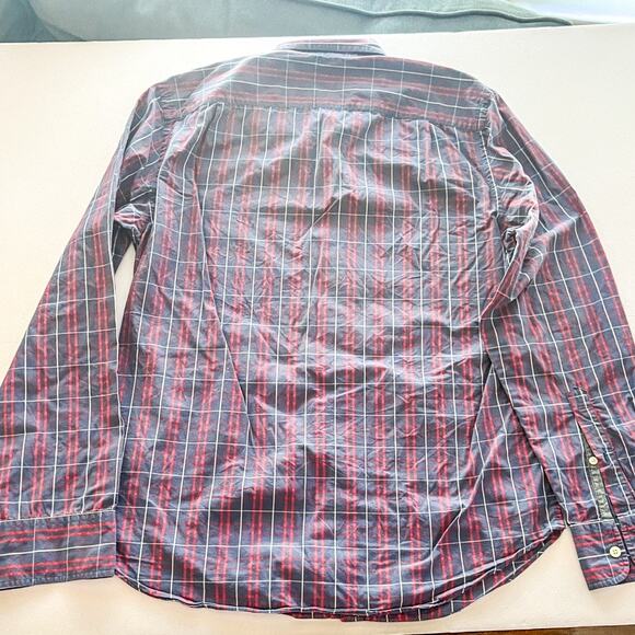 J. Crew Shirtings Washed Tartan Plaid Button Down Shirt Mens Medium 100 Cotton - Picture 3 of 8